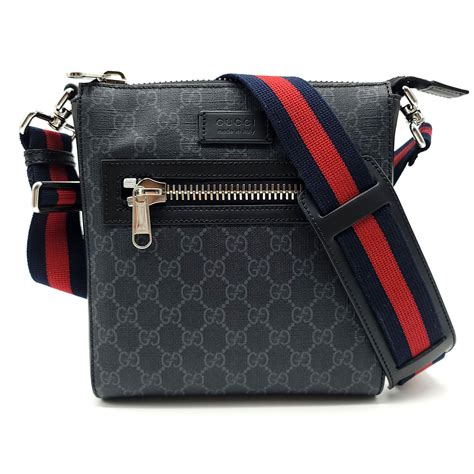 gg black small messenger bag